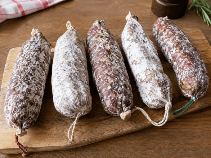 Lot de 5 saucissons