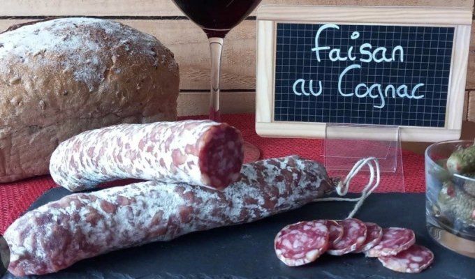 saucisson faisan cognac