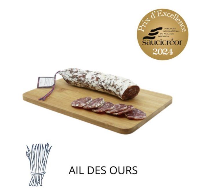 saucisson à l'ail des ours
